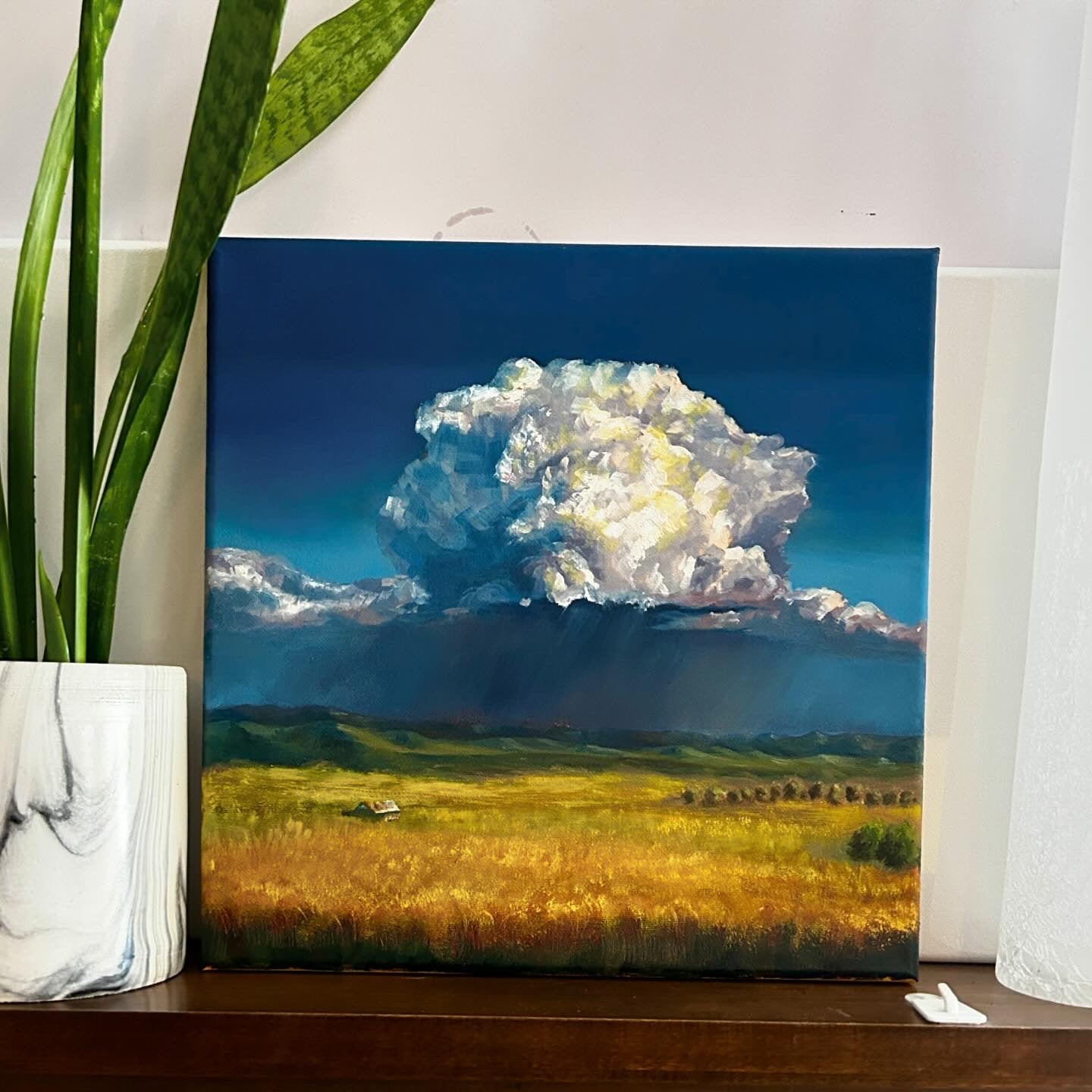 Storm on the Parries - 12" x 12" Print