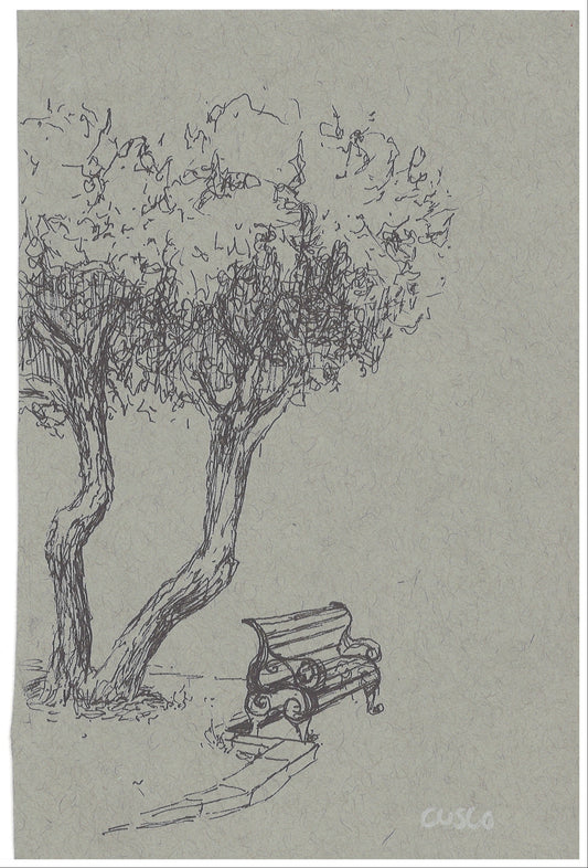 Cleaners of Cusco / Cusco Tree – Original Sketchbook Drawing, Pen on Paper